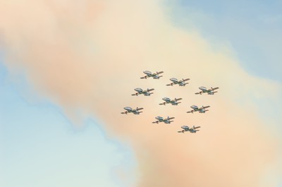 Aerobatics in Senigallia