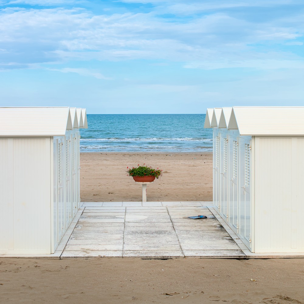 Beach cabins