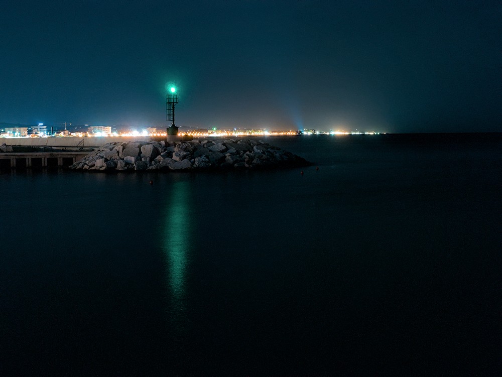 Senigallia Harbor, at Night