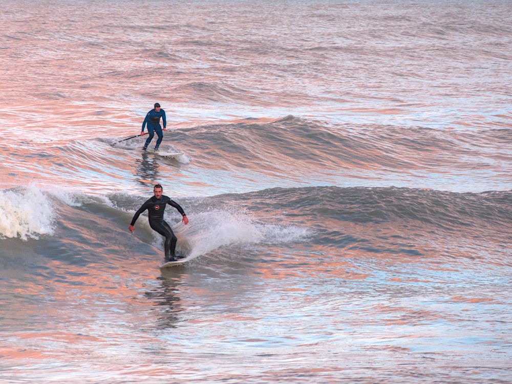 Surfing in Senigallia