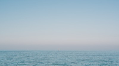 Sailboat on the horizon