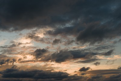 Cloudscape at dusk