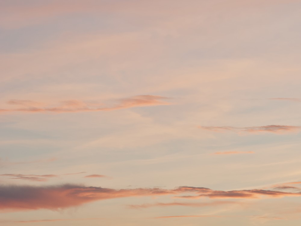 Cloudscape at sunset