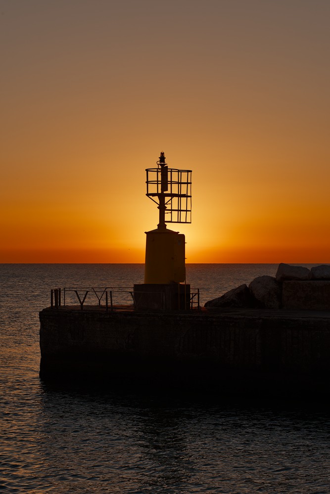 Sunrise at the harbor