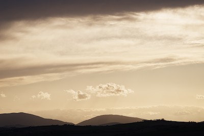Sunset on the hills