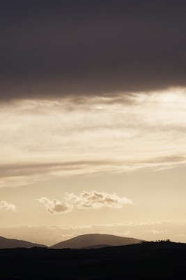 Sunset on the hills