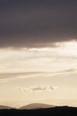 Sunset on the hills
