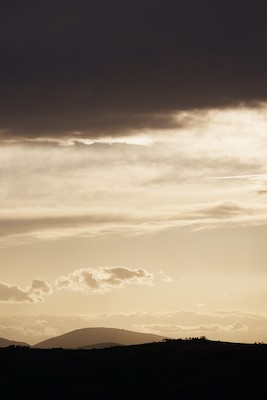 Sunset on the hills