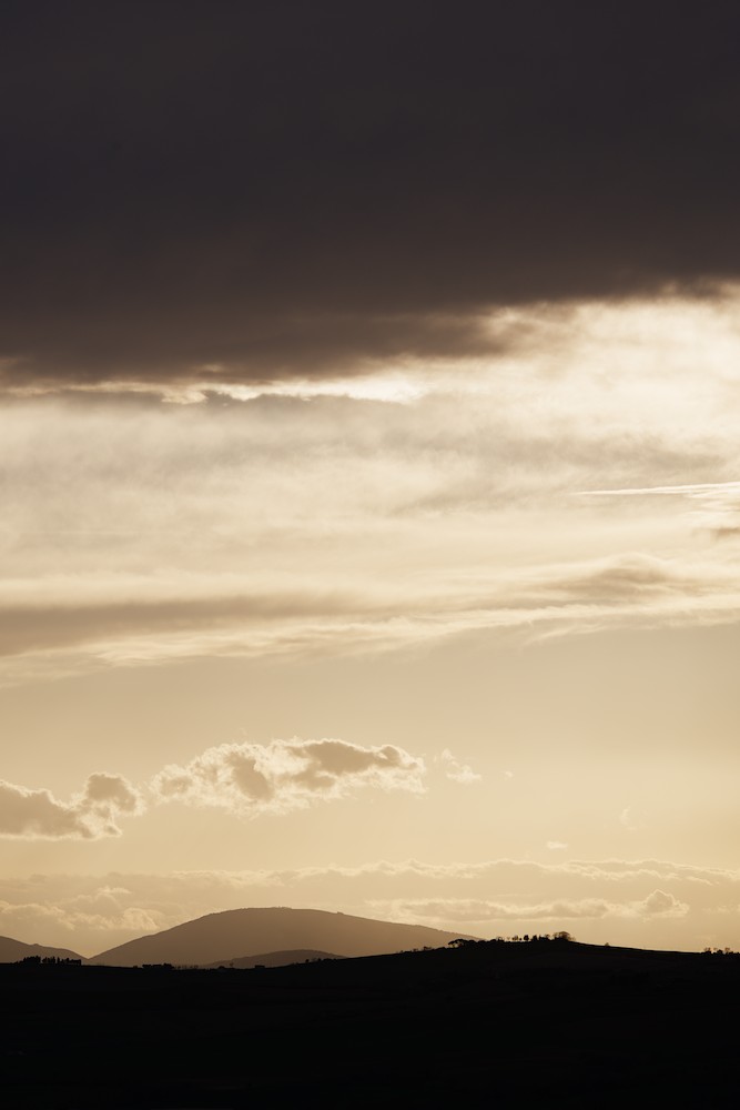 Sunset on the hills