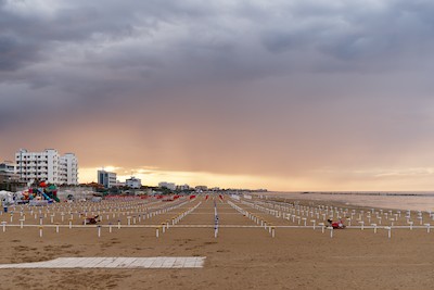 Sunset on the beach