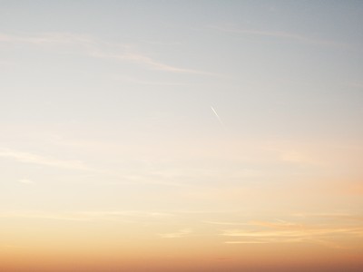 Cloudscape at dusk