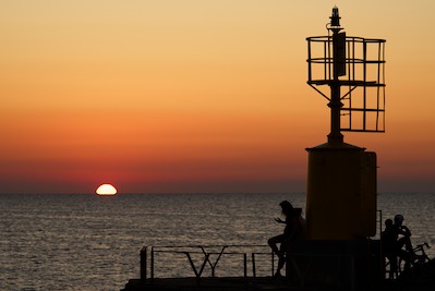 Sunrise at the harbor