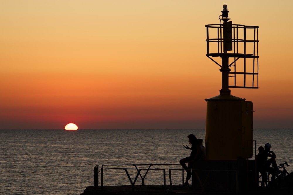 Sunrise at the harbor