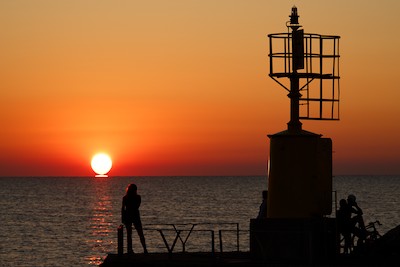 Sunrise at the harbor