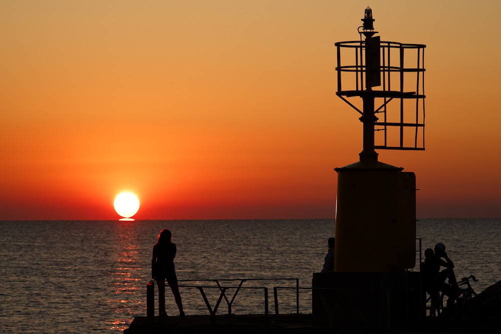 Sunrise at the harbor