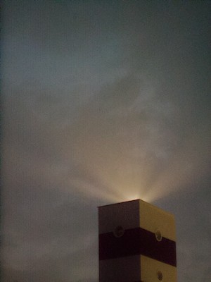 Lighthouse at night