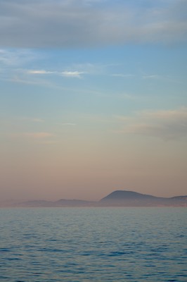 Mount Conero at dusk
