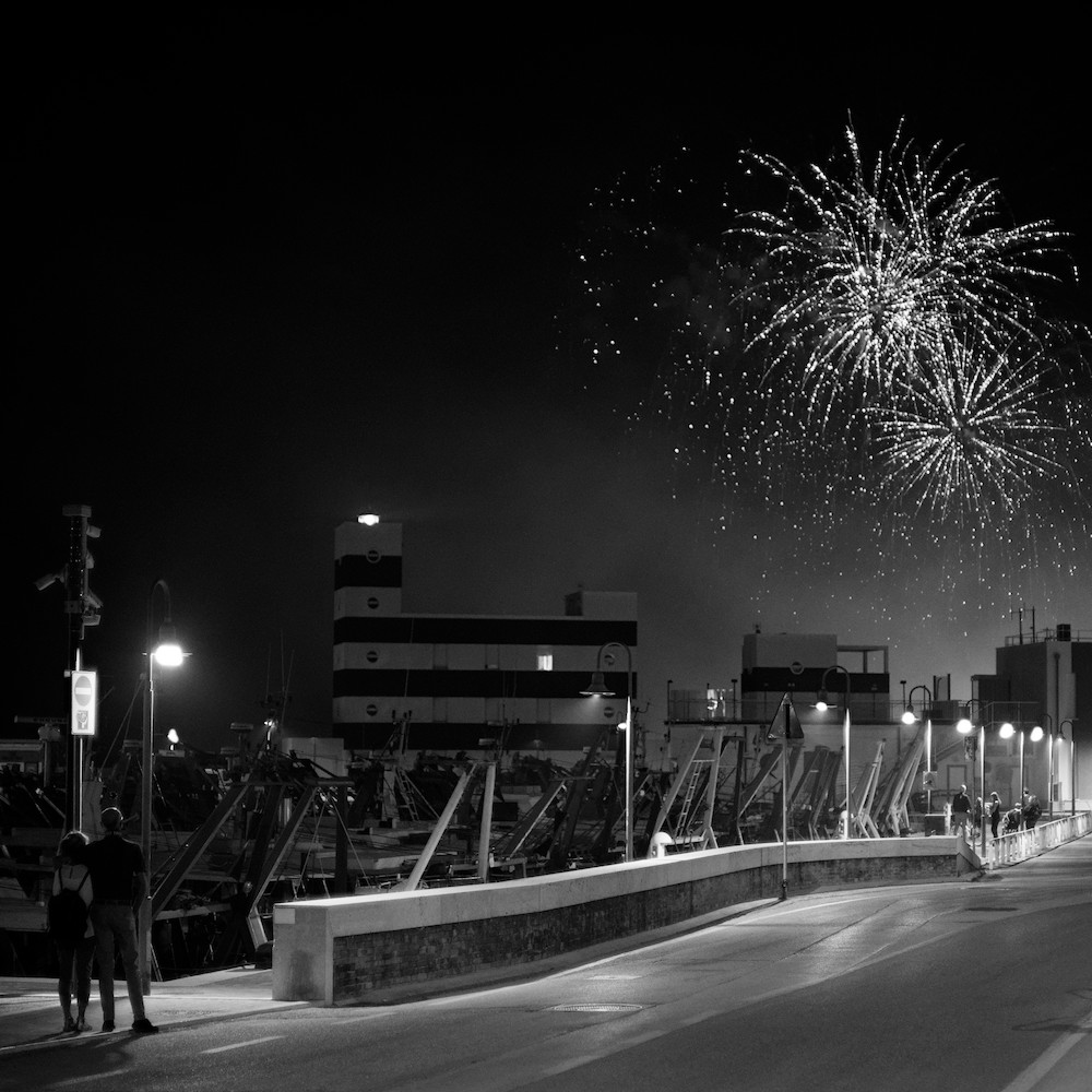 Fireworks at the harbor